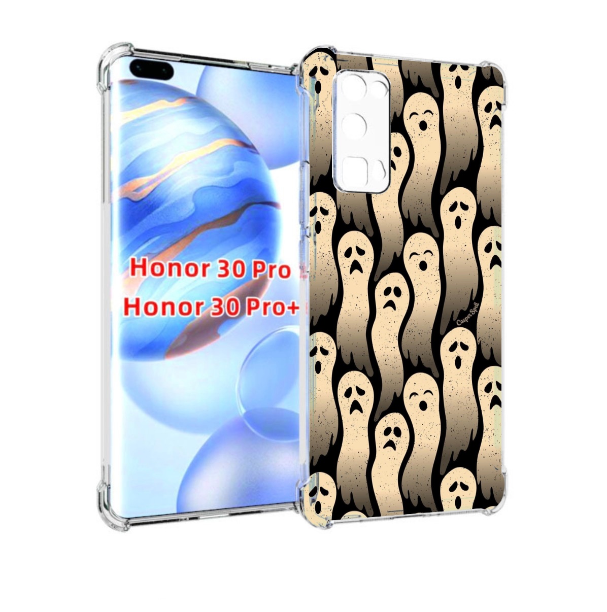 

Чехол бампер MyPads разные души для Honor 30 Pro, Прозрачный, Tocco