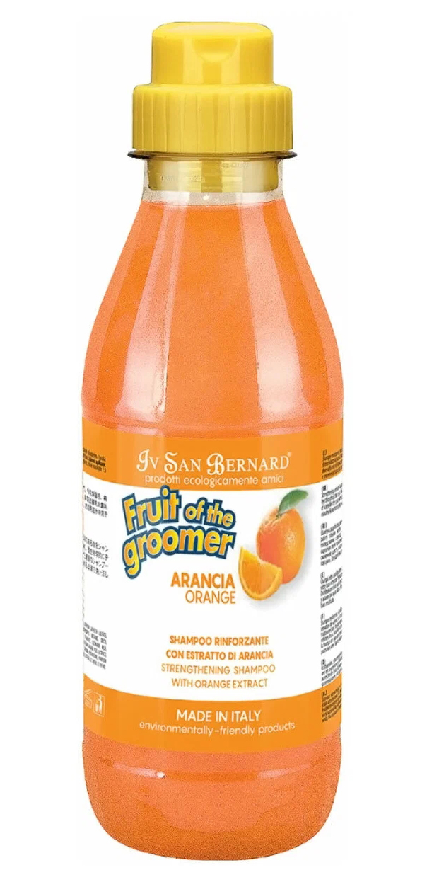 фото Шампунь iv san bernard fruit of the groomer orange для слабой выпадающей шерсти с силиконо nobrand