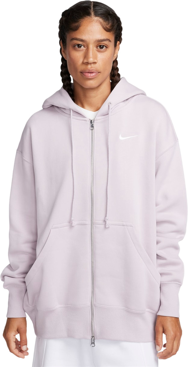 Толстовка женская Nike W NSW PHNX FLC FZ OS HOODIE серая L