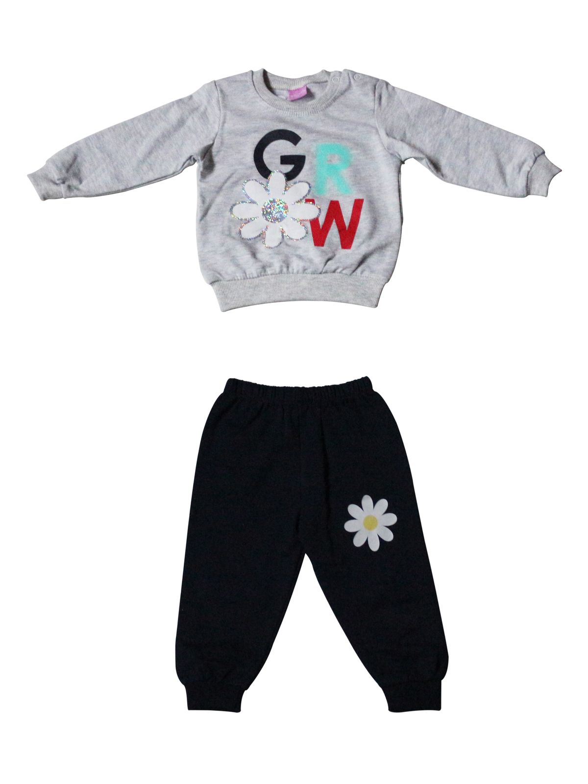 

Комплект для девочек BABY SPORT цв. серый р.68, 4564-01