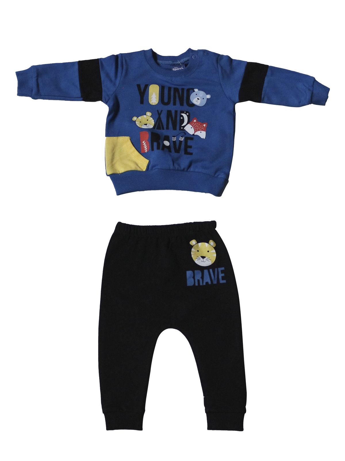 

Комплект для мальчиков BABY SPORT цв. синий р.74, 4566-01