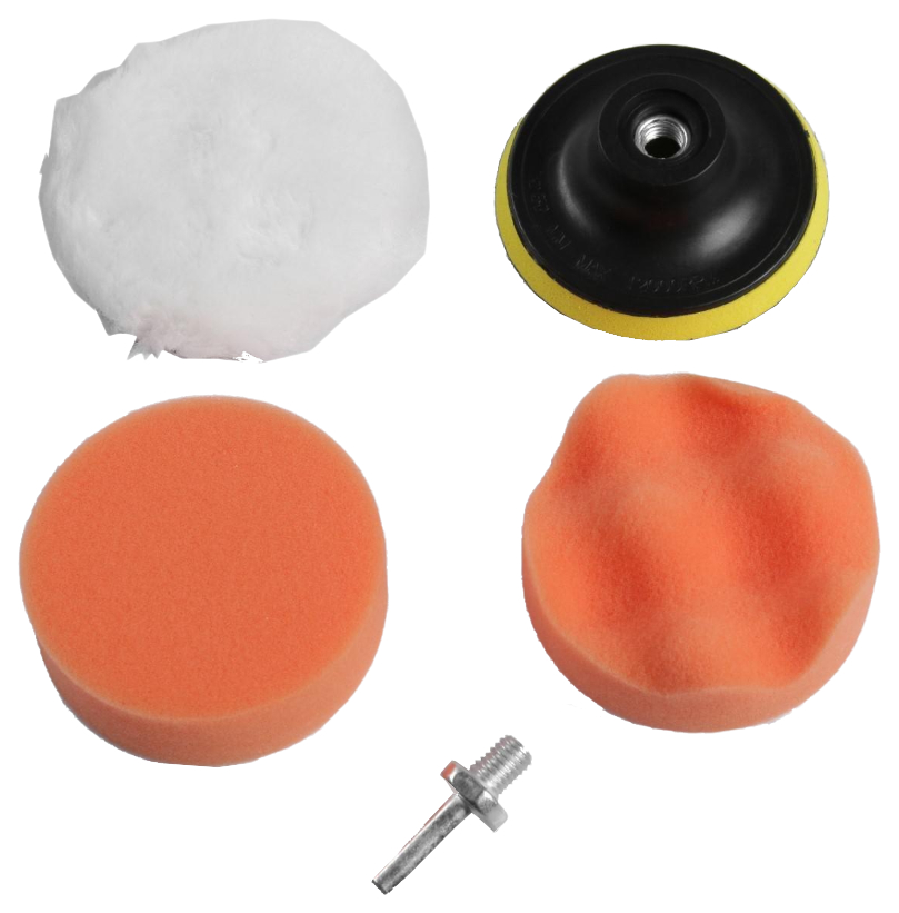 Круг для полировки TORSO, 75 мм, набор 5 предметов круг для полировки torso мягкий пластиковая фиксация м10 125 мм плоский