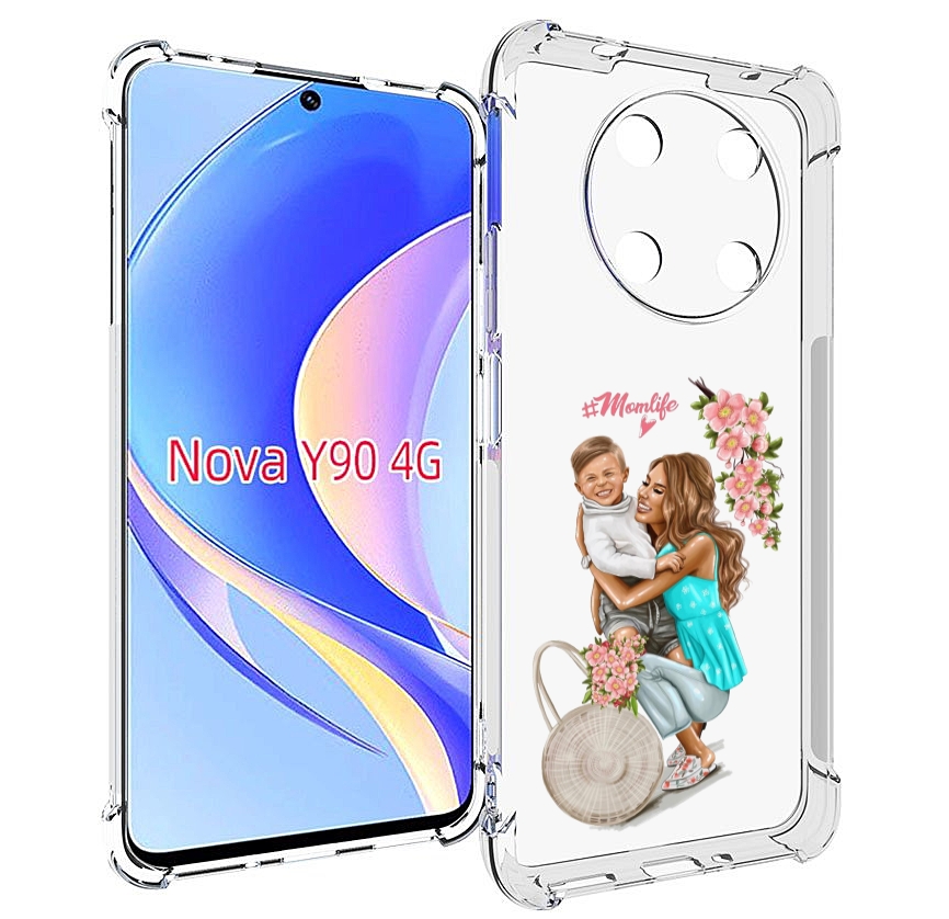 

Чехол MyPads Momlife для Huawei Nova Y90 (CTR-LX1) / Enjoy 50 Pro, Tocco