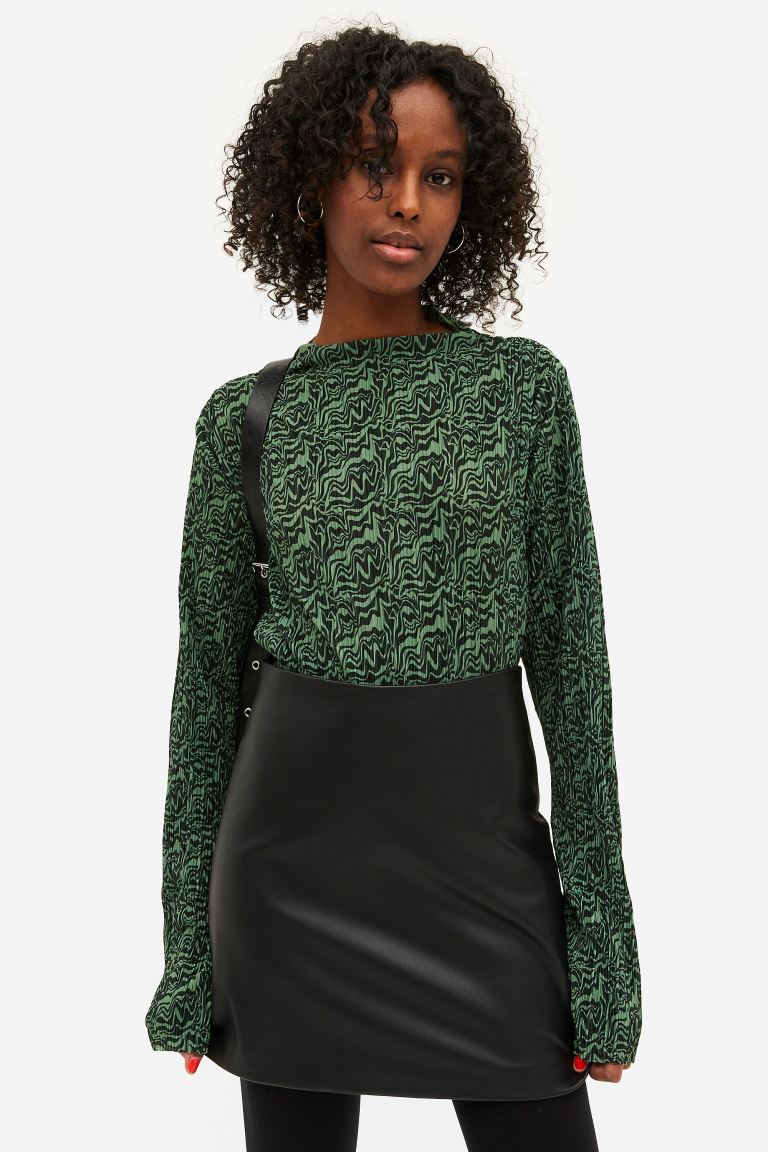 

Блуза женская Monki 1031480004 зеленая M (доставка из-за рубежа), 1031480004