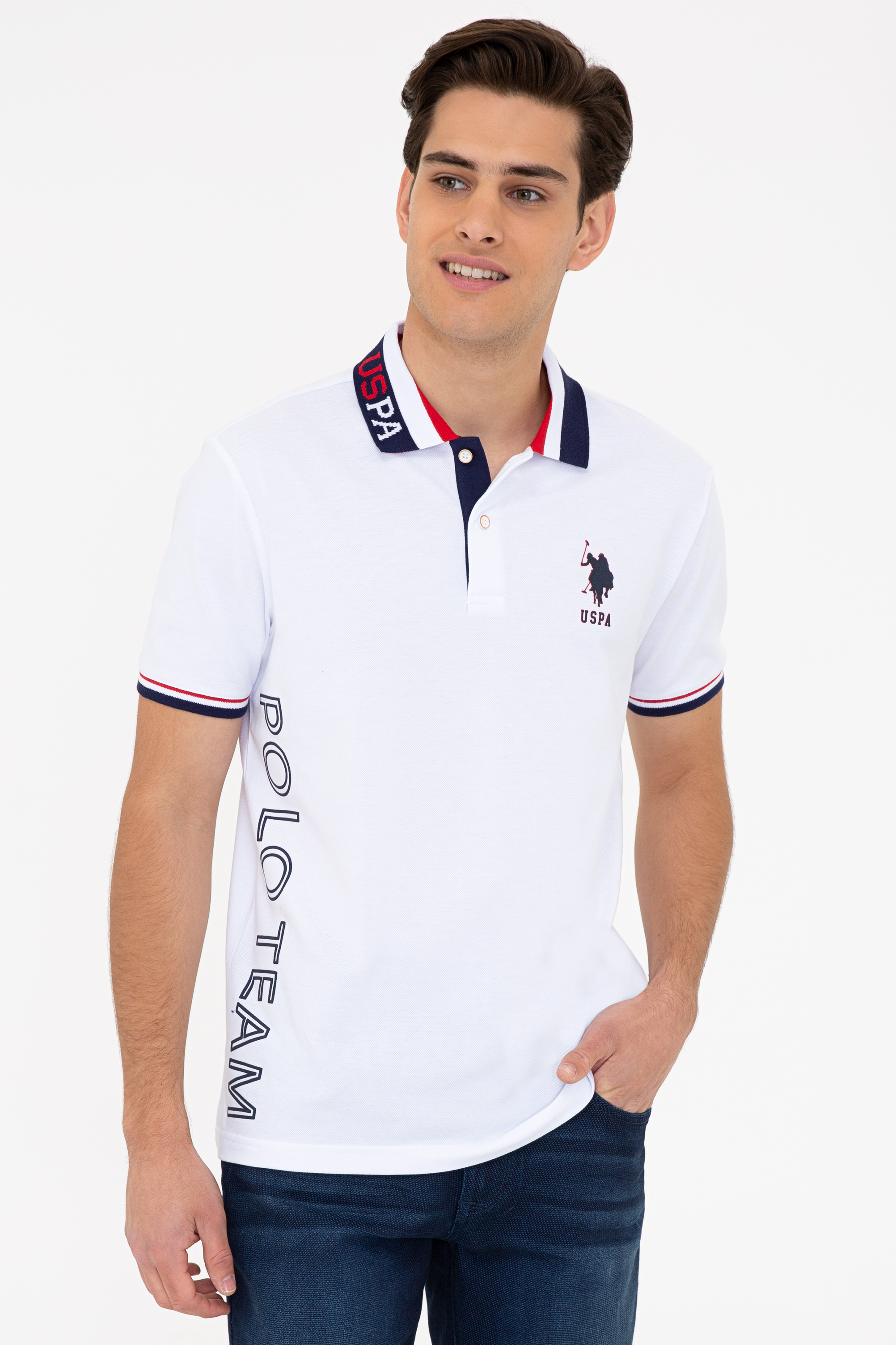 

Футболка мужская U.S. POLO Assn. G081SZ0110KONRAD белая S, G081SZ0110KONRAD