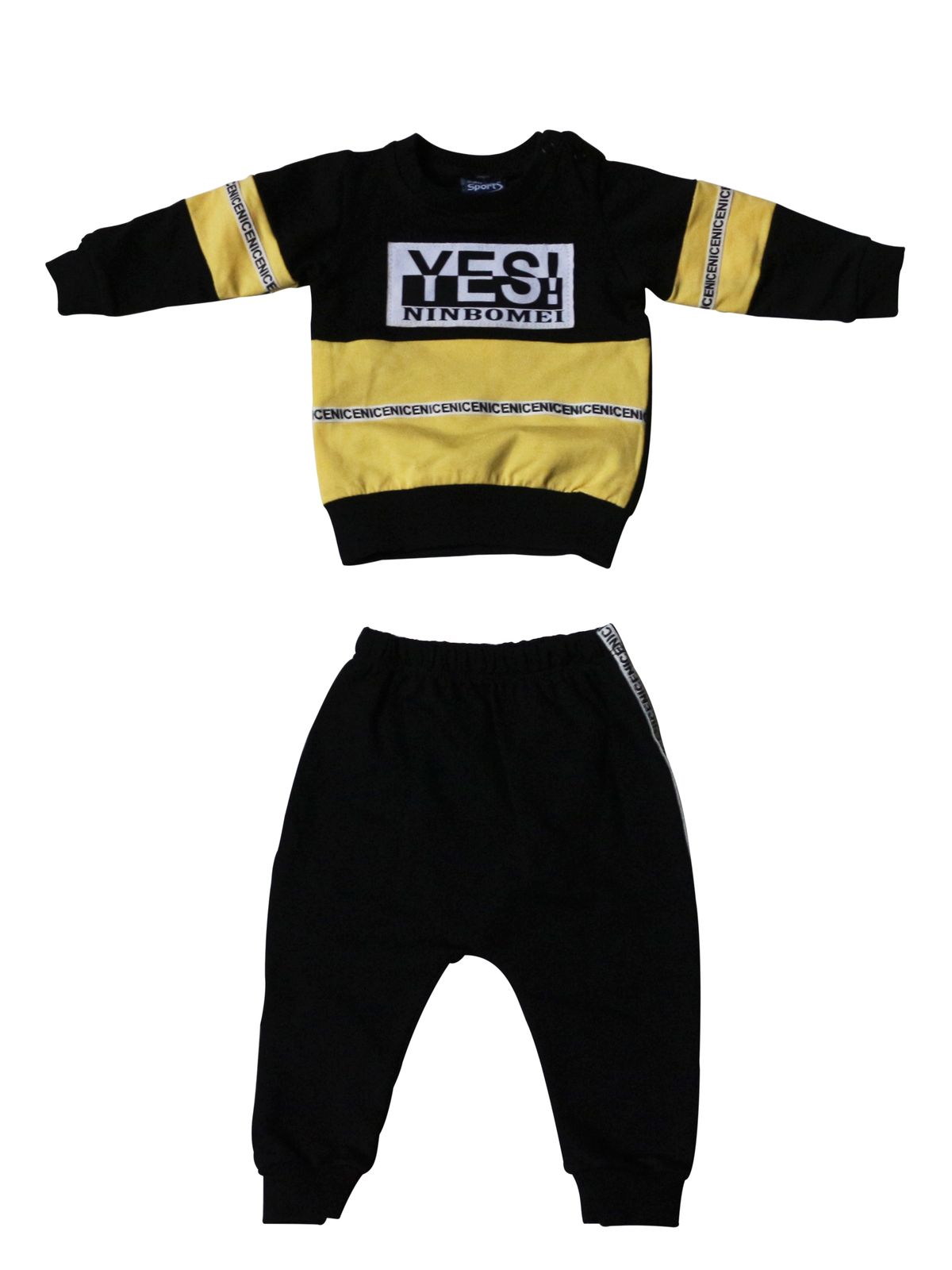 

Комплект для мальчиков BABY SPORT цв. желтый р.68, 4577-01