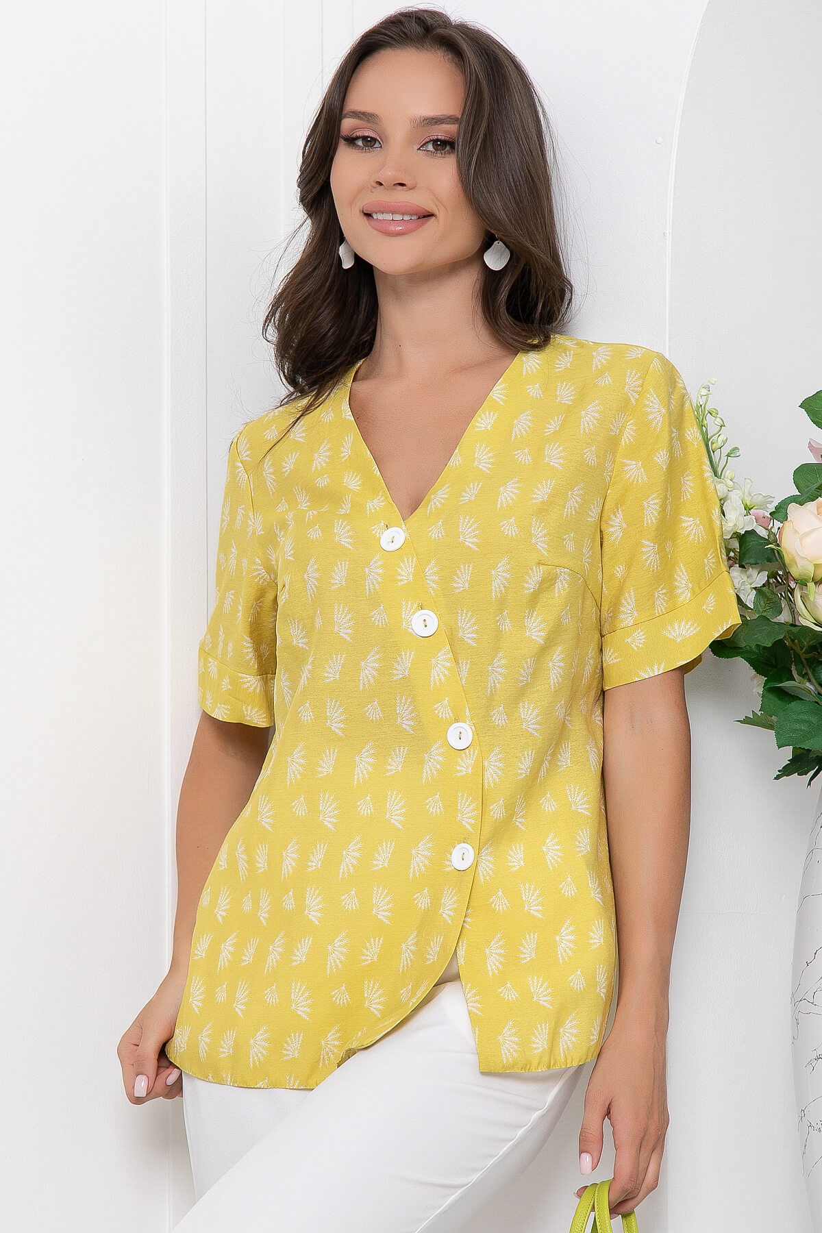 

Блуза женская LT Collection Николь зеленая 46 RU, Зеленый, Николь