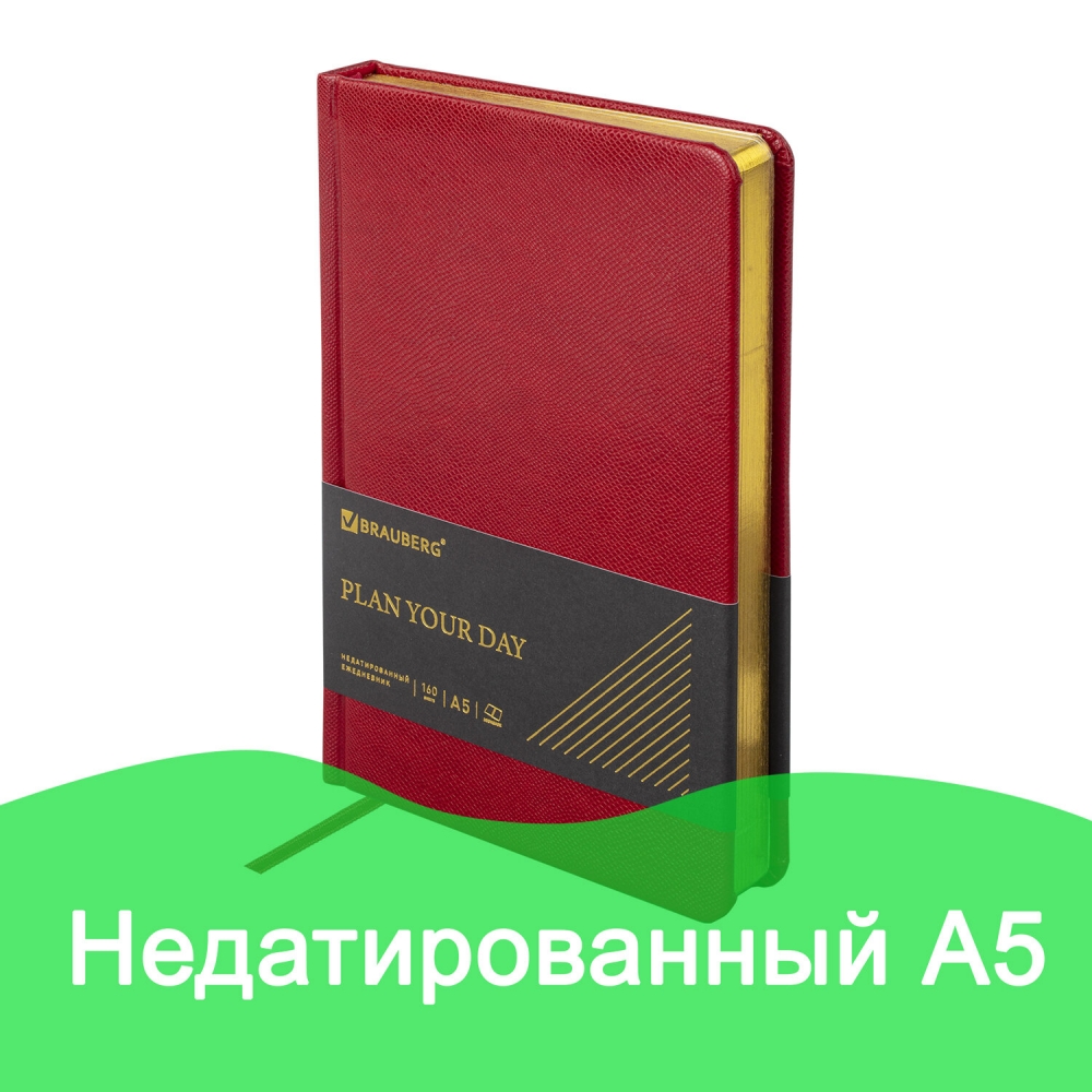 

Ежедневник недатированный Brauberg Iguana 125092 А5 138х213 мм набор из 2 шт