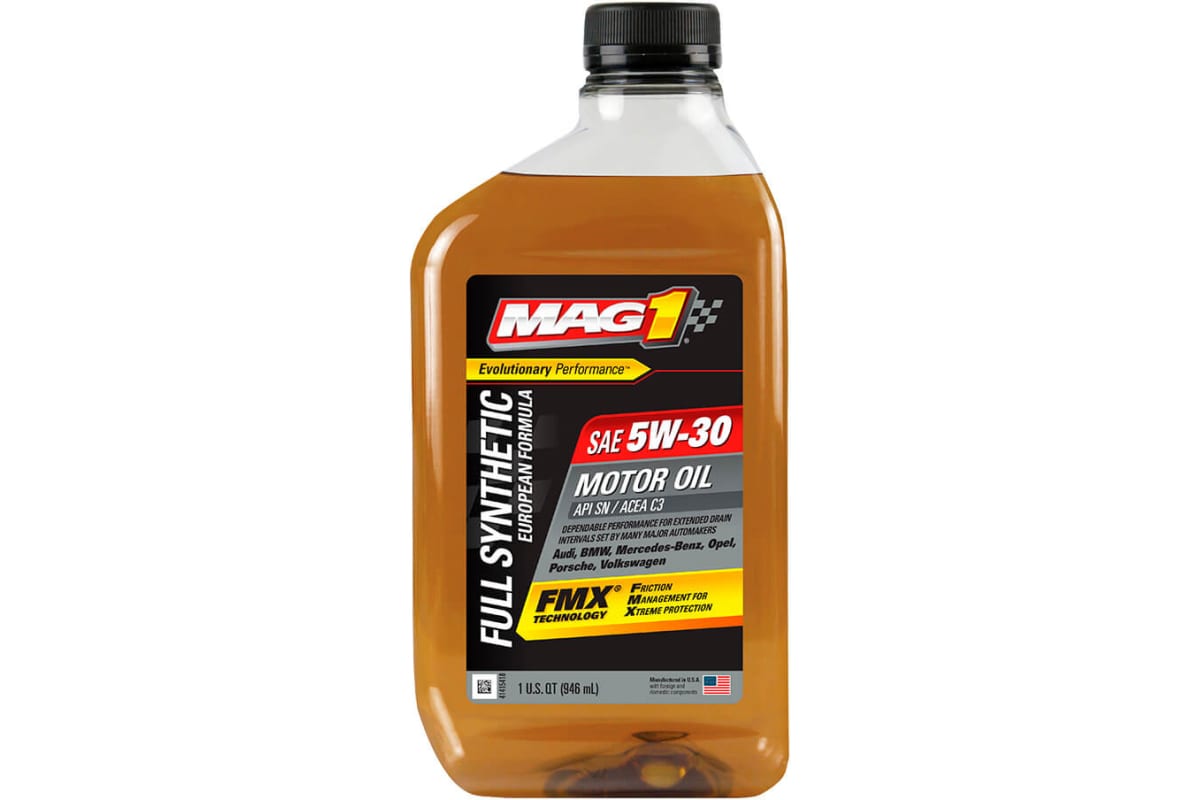 Моторное масло MAG 1 MAG63278 Full Synthetic FMX 5W30 C3 0,946л