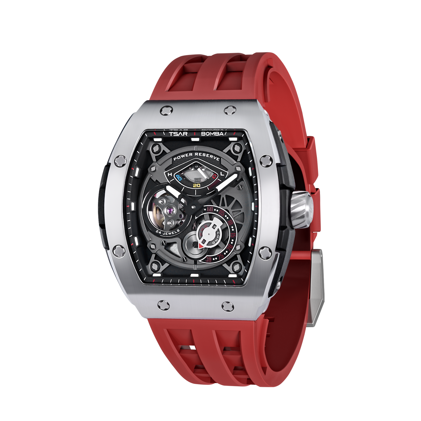 Наручные часы мужские TSAR BOMBA TB8210A-01 красные