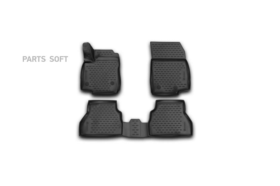 

Коврики 3D в салон FORD B-max, 2014->, хб, 4 шт. (полиуретан)