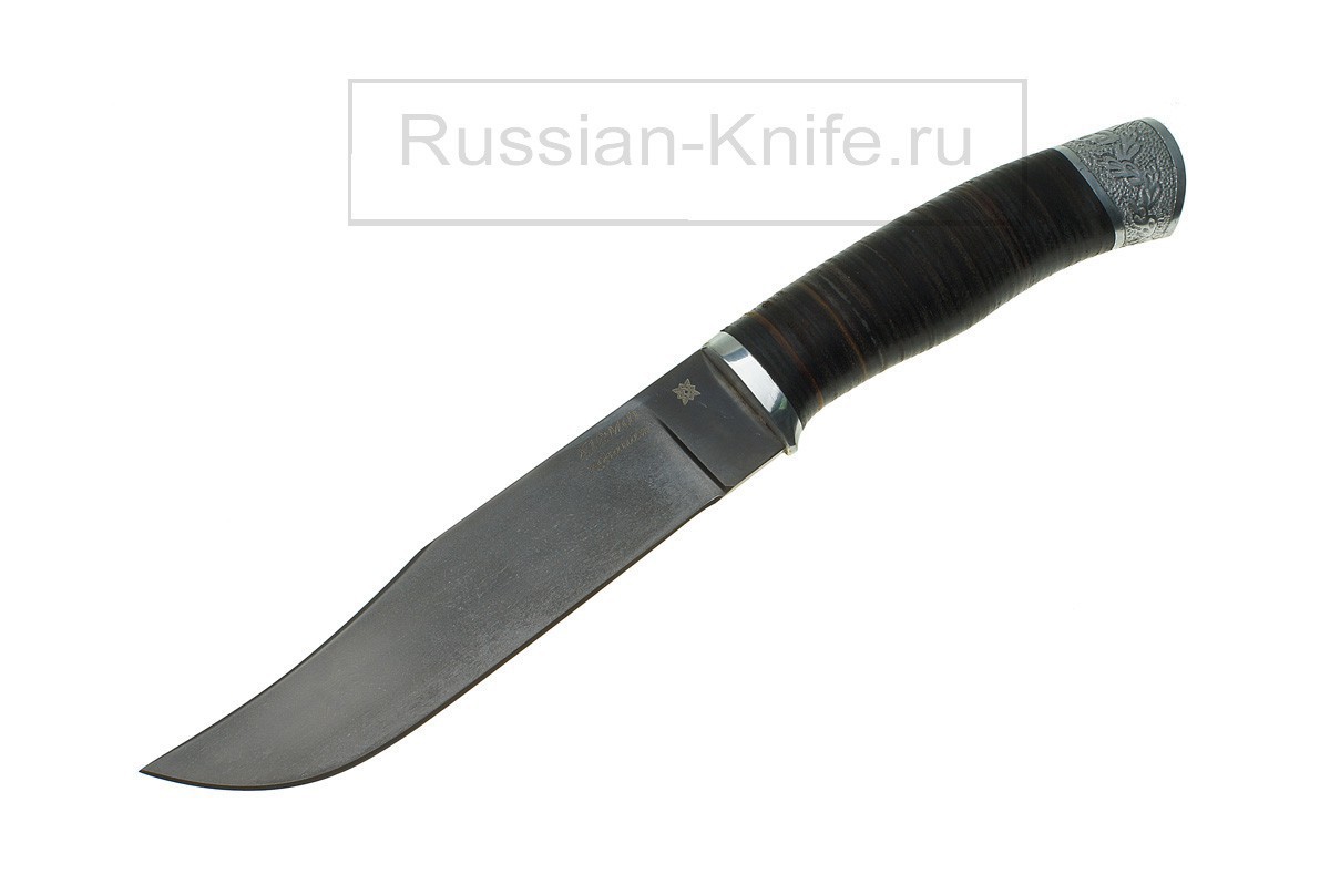 

Нож Тигр (сталь Х12МФ), кожа