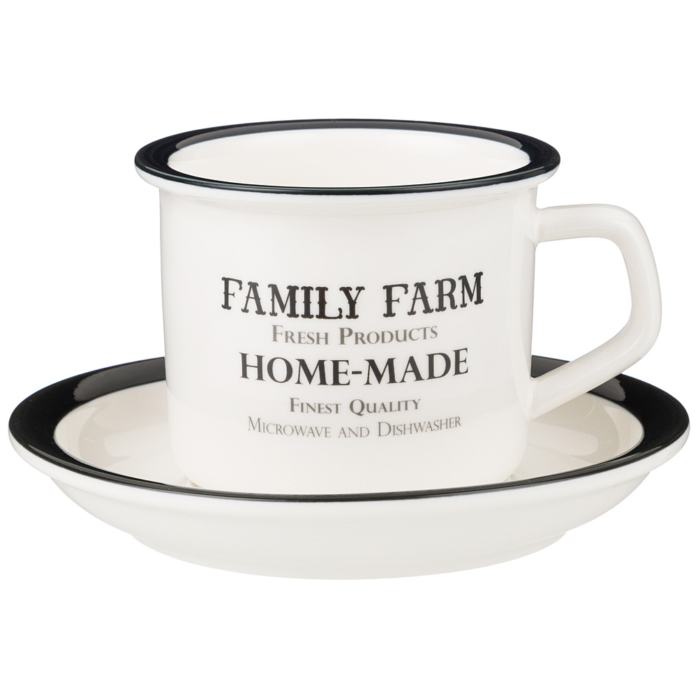 

Чайная пара lefard family farm 200 мл комплект из 2 наборов, Белый