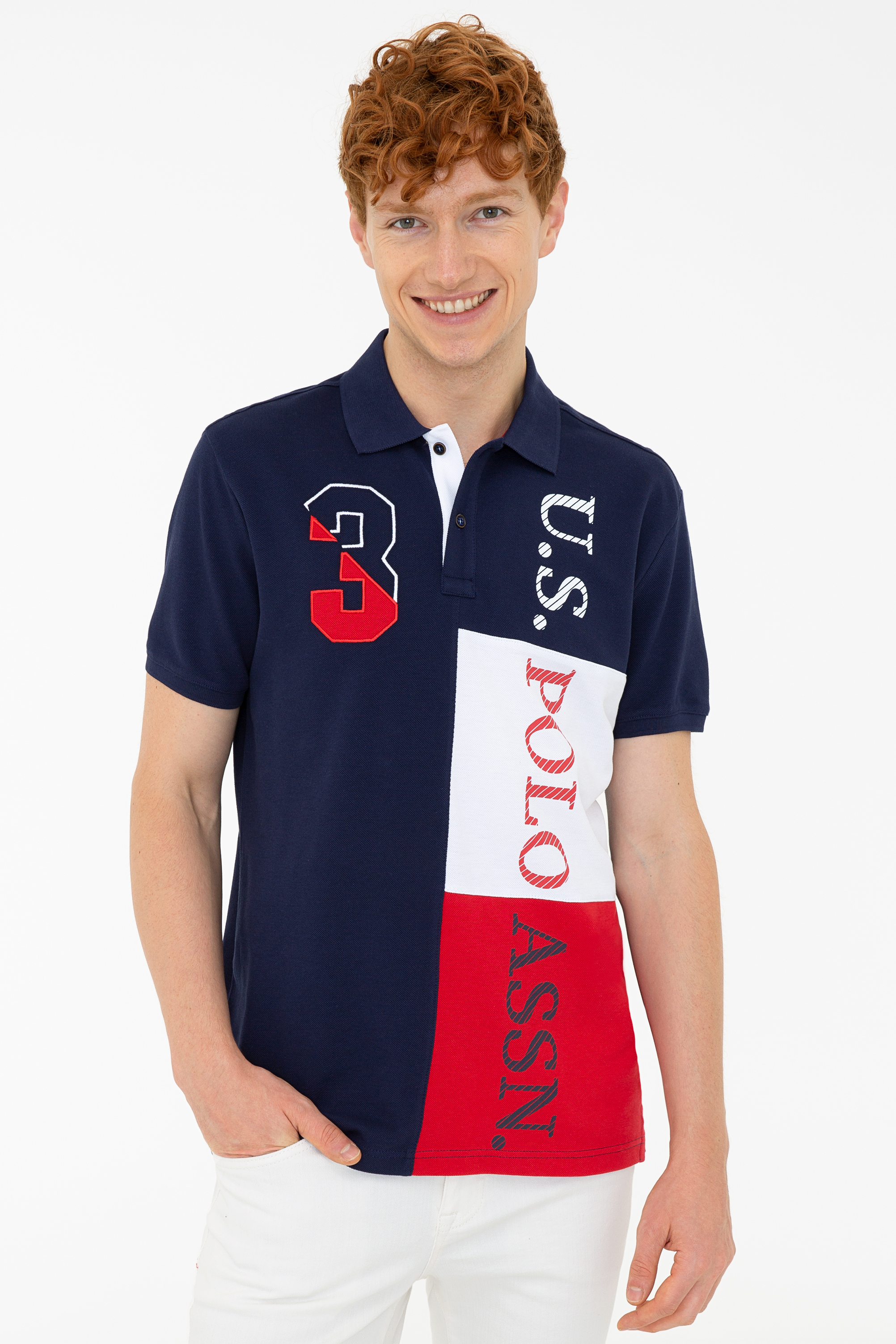 фото Футболка мужская u.s. polo assn. g081sz0110terun синяя 2xl