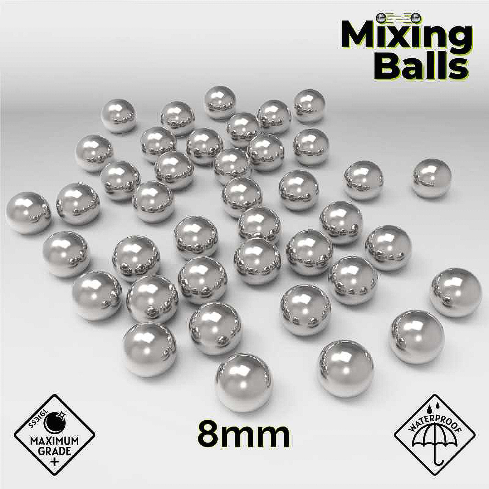 

Шарики для размешивания красок Green Stuff World Mixing Balls 8 мм, Mixing