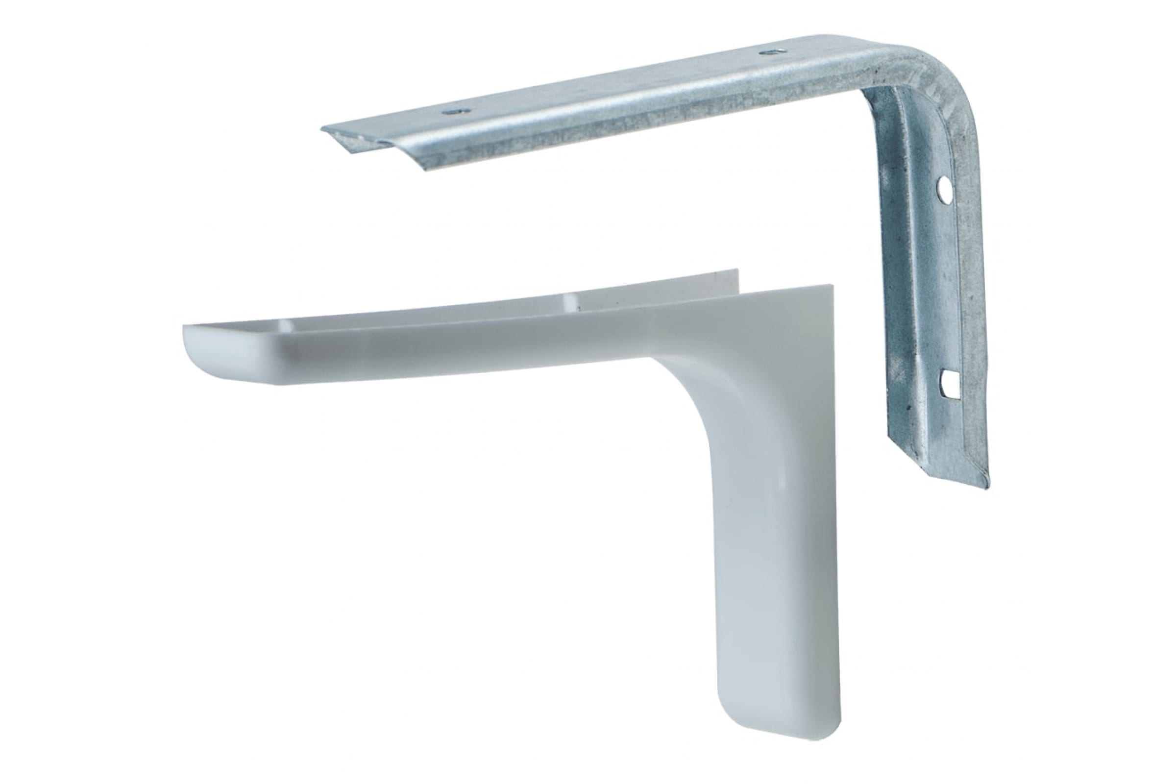 

MFK-TORG Кронштейн с декоративными накладками белый L=240мм К-88