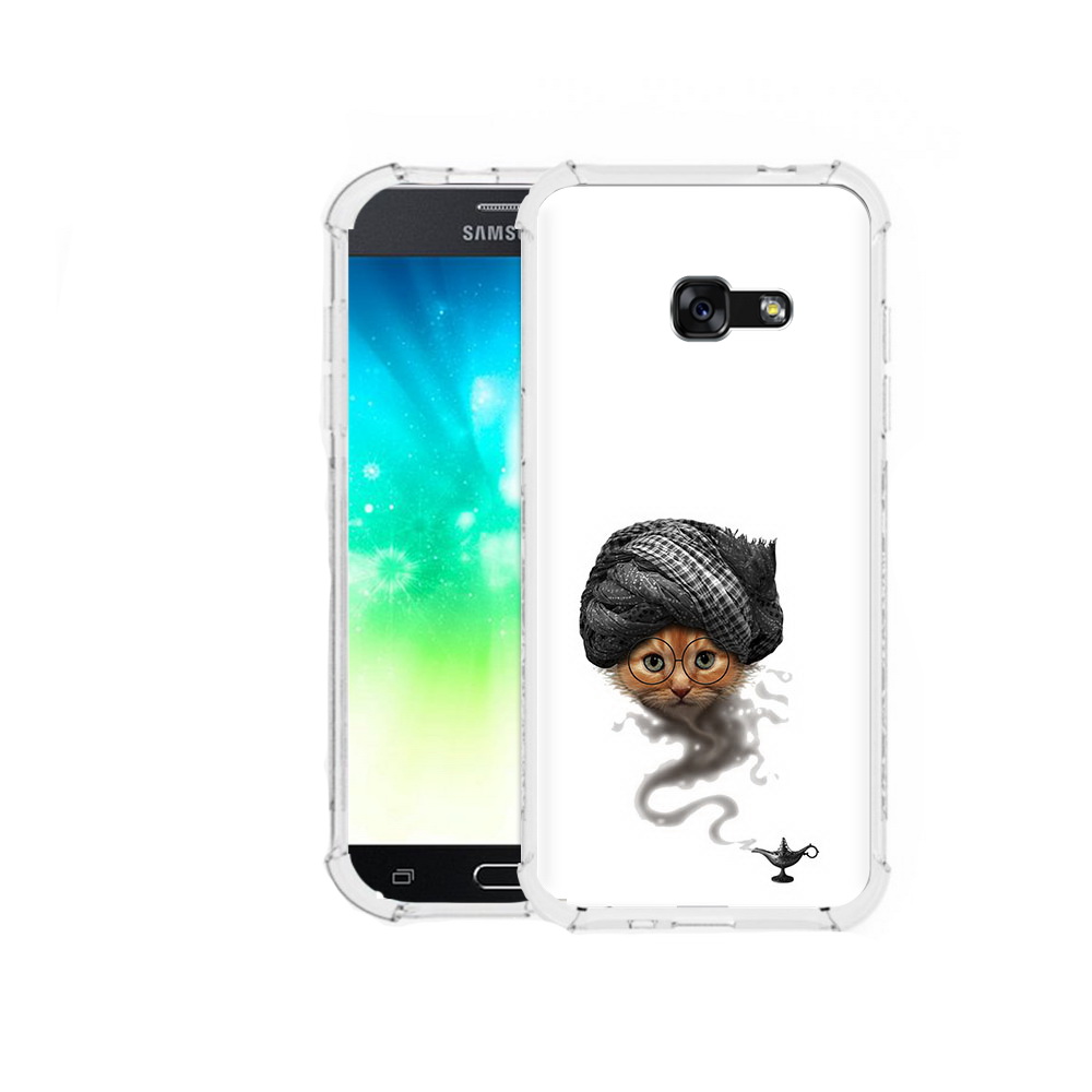 

Чехол MyPads Tocco для Samsung Galaxy A3 (2016) кот джин, Прозрачный, Tocco