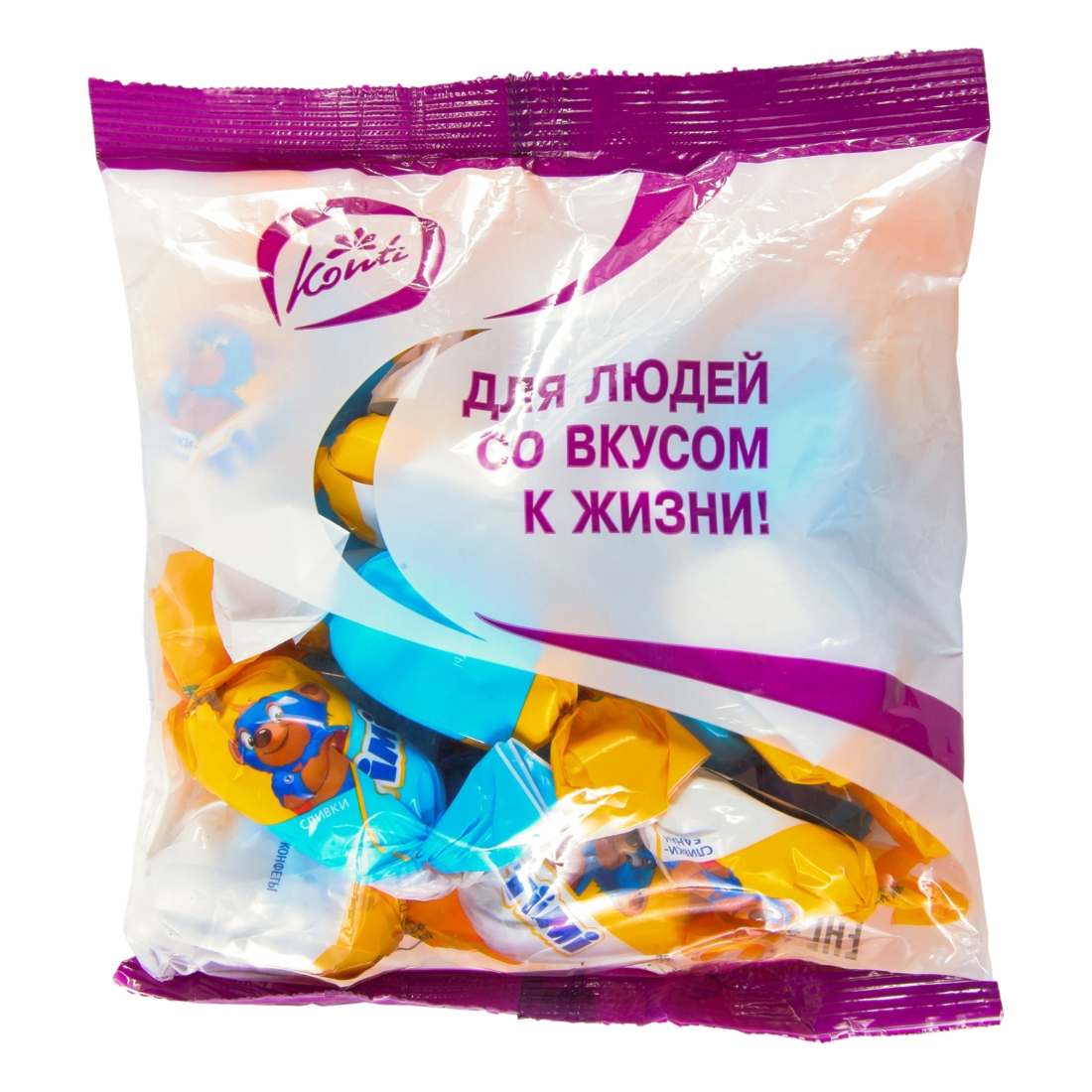 

Конфеты суфлейные Konti Timi со вкусом сливок в шоколадной глазури 200 г