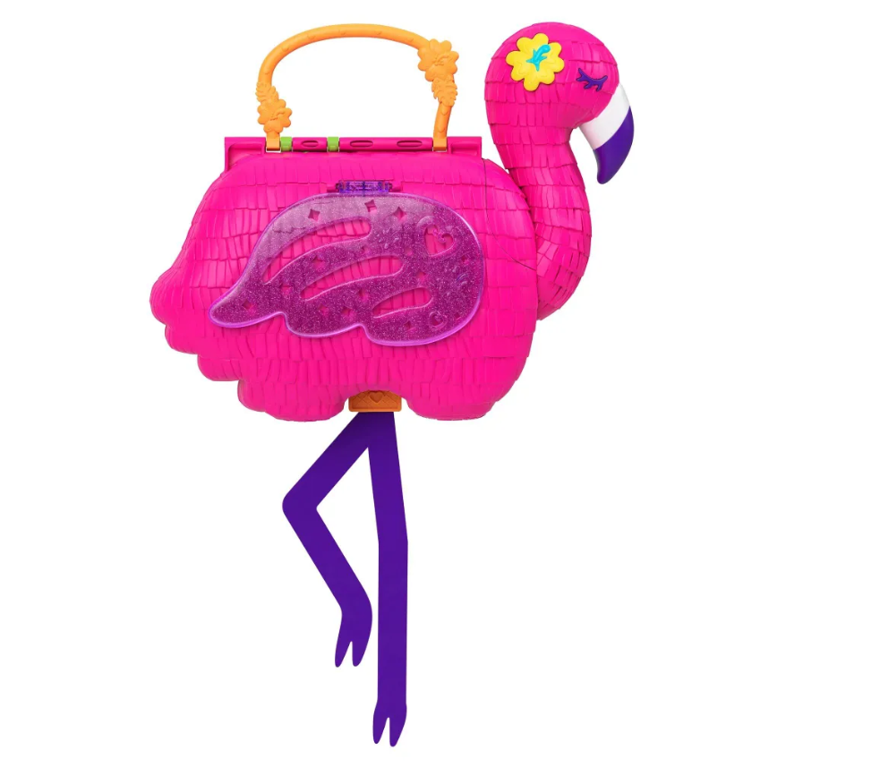 Набор игровой Polly Pocket Flamingo Вечеринка фламинго HGC41 ecoiffier набор для песочницы фламинго 5 предметов