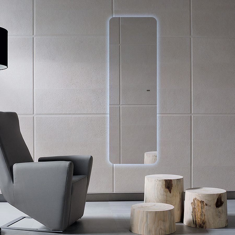 Зеркало для ванной Prisma 180x60 с подсветкой, P/V/1800-600/6kвзмах постер зеркальное море 40x50 см 2 шт