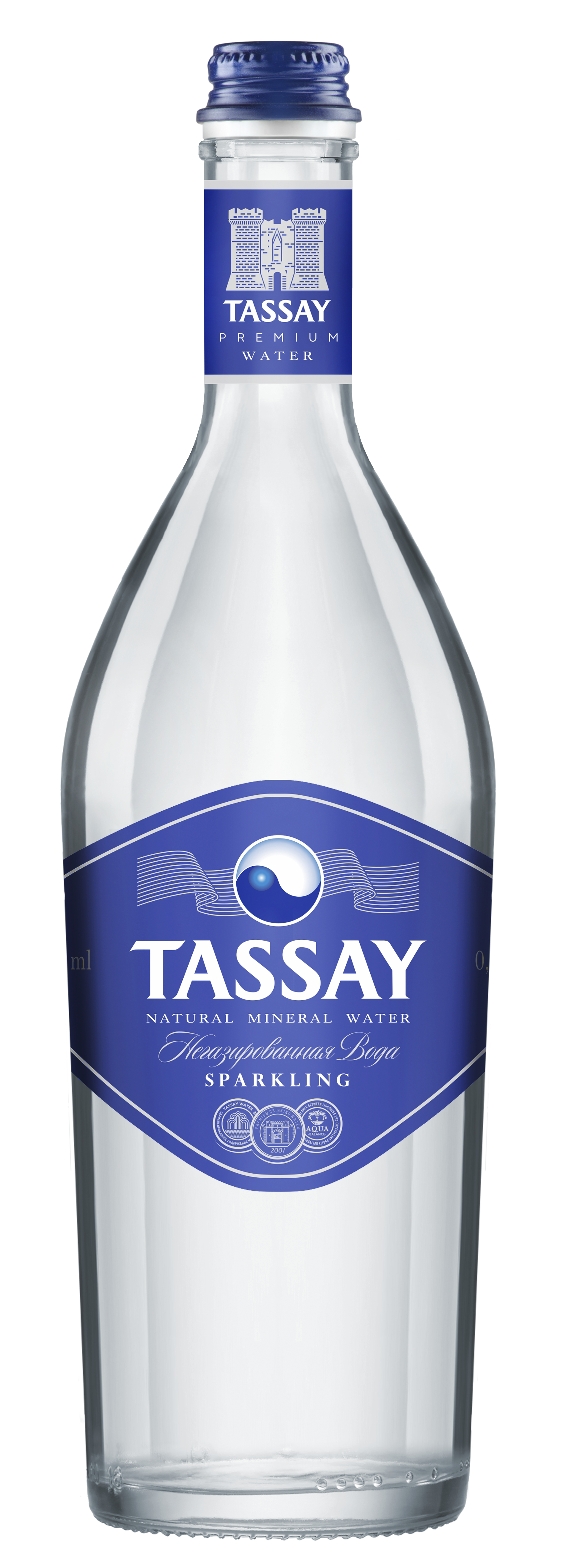 Вода минеральная Tassay Natural Mineral Water газированная 750 мл