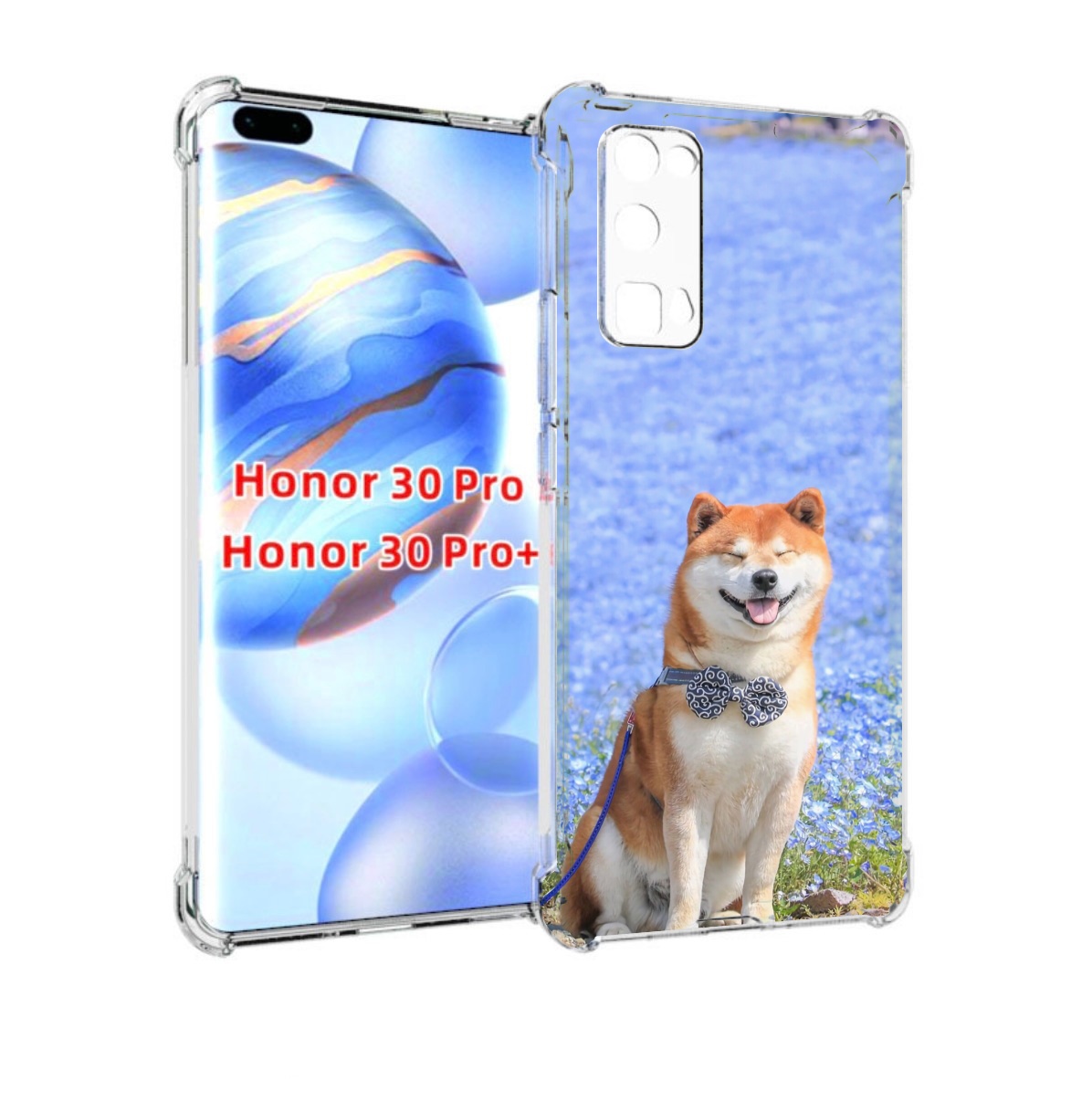 

Чехол бампер MyPads сиба шиба ину 2 для Honor 30 Pro Honor, Прозрачный, Tocco