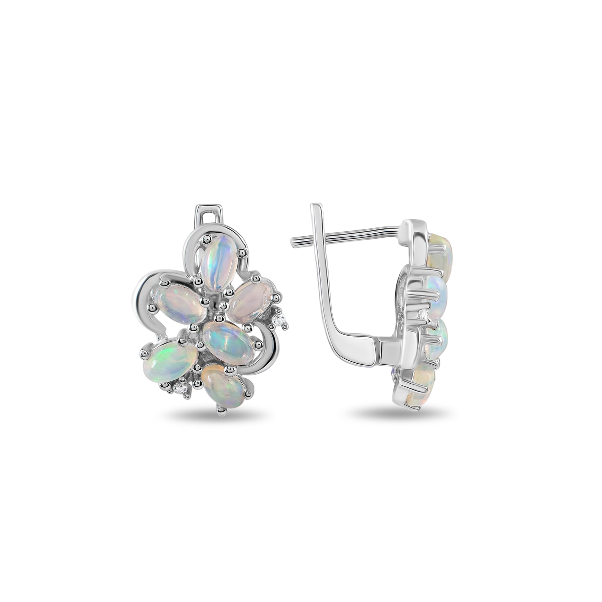 

Серьги из серебра Balex Jewellery 2410931816, опал, 2410931816