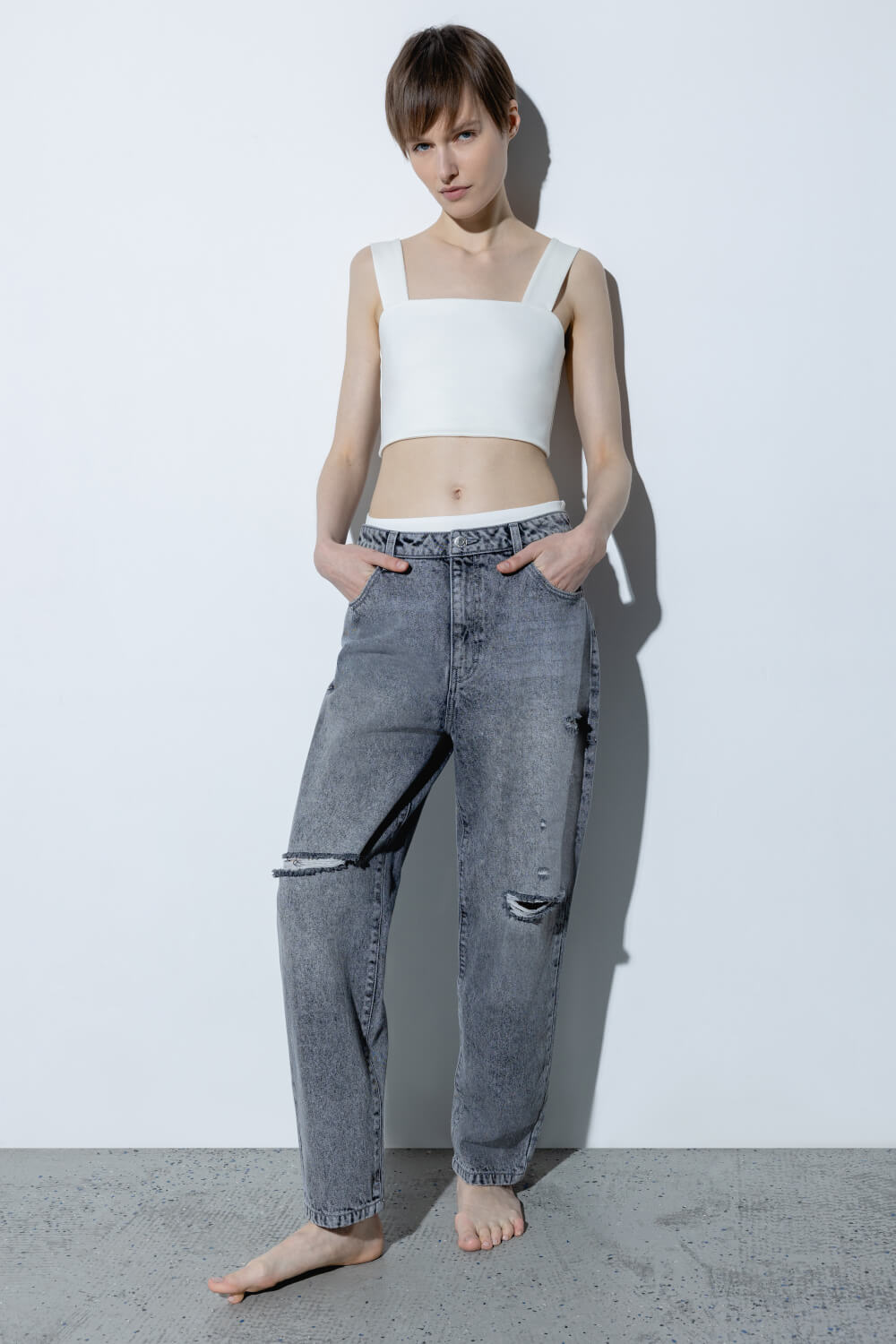 

Джинсы женские Incity 1.1.1.22.01.08.00668 серые 30W/32L, Серый, 1.1.1.22.01.08.00668