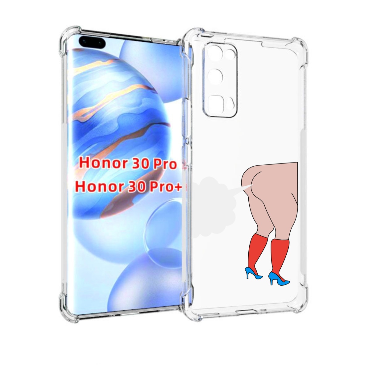 

Чехол бампер MyPads смешная-ситуация детский для Honor 30, Прозрачный, Tocco