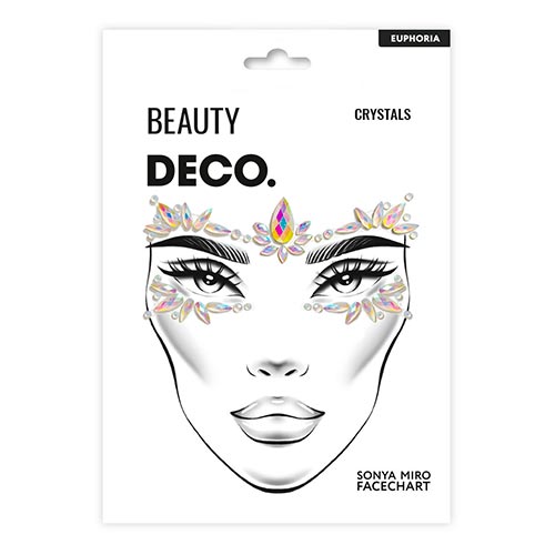 

Кристаллы для лица и тела DECO. FACE CRYSTALS by Miami tattoos Euphoria, Мультиколор