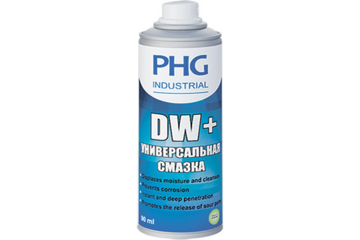 PHG Industrial DW+ универсальная проникающая смазка 90 ml 510101 akfix универсальная смазка a40 magic 200 мл ya420