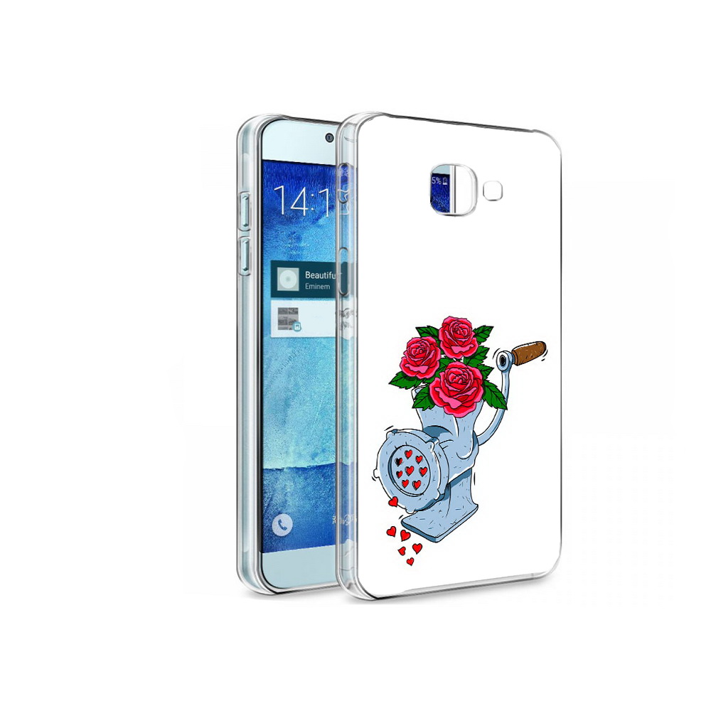 

Чехол MyPads Tocco для Samsung Galaxy A8 Цветочные сердца, Tocco