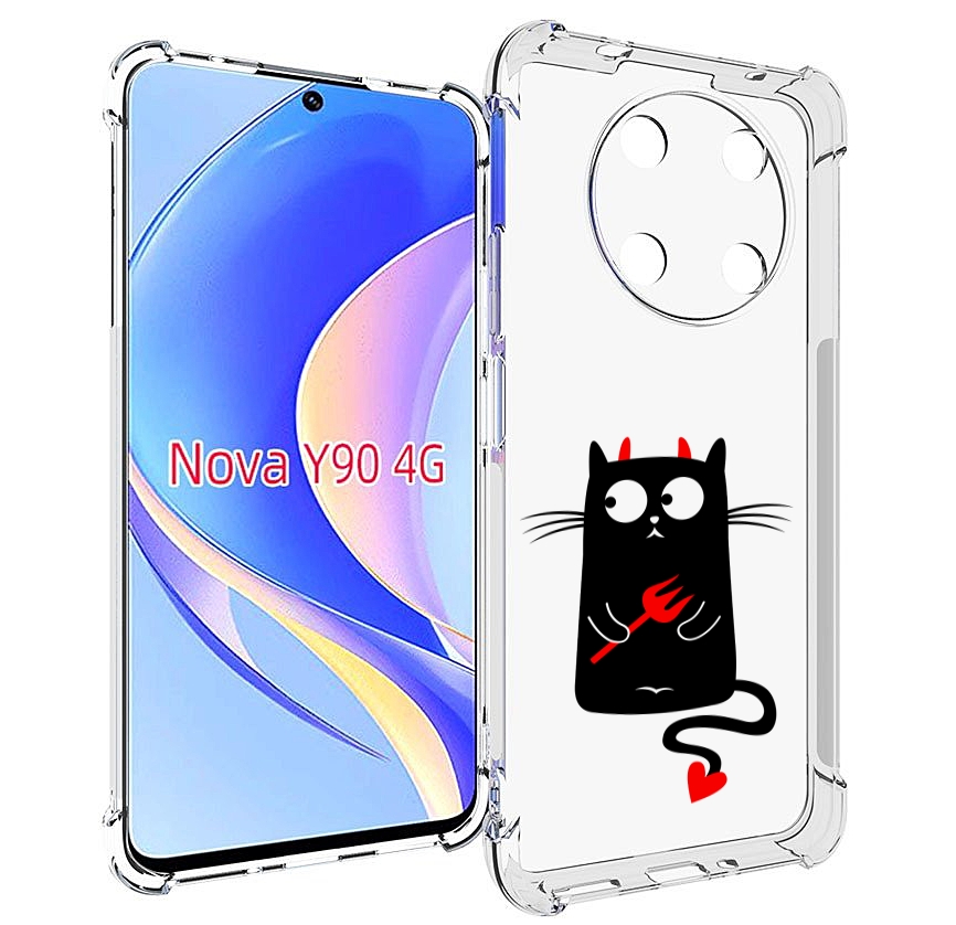

Чехол MyPads Кот демон для Huawei Nova Y90 (CTR-LX1) / Enjoy 50 Pro, Tocco