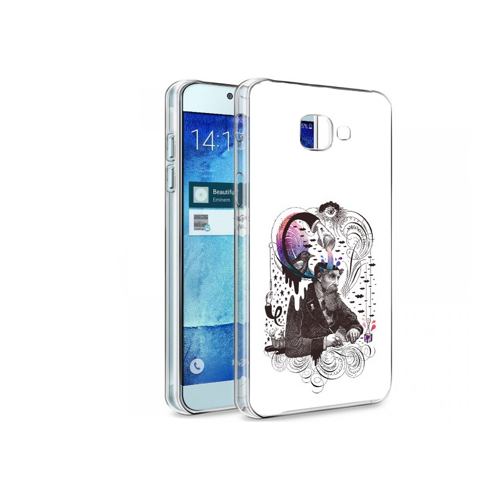 

Чехол MyPads Tocco для Samsung Galaxy A8 абстракция думающий мужчина, Tocco