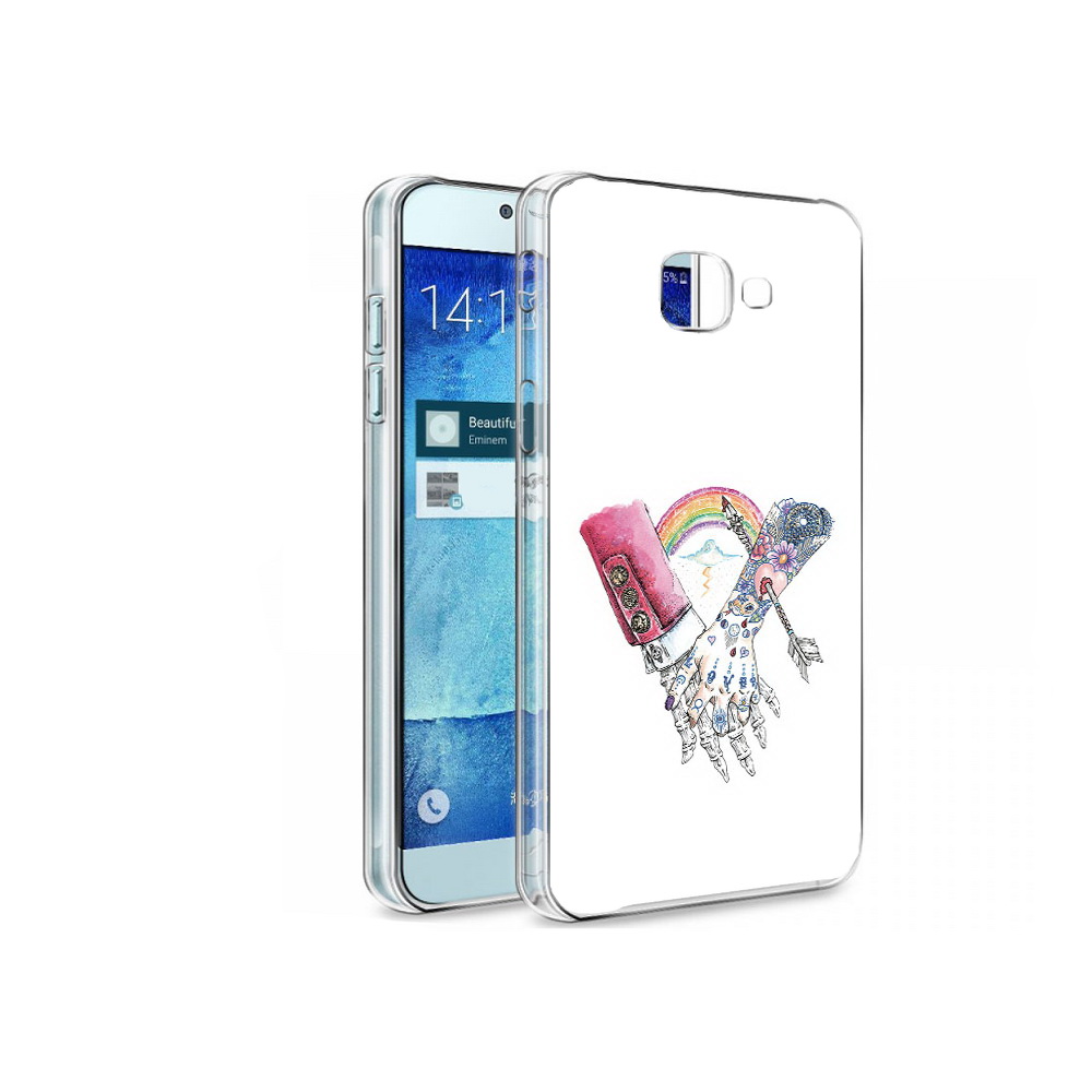 

Чехол MyPads Tocco для Samsung Galaxy A8 абстракция руки в татуировках, Tocco