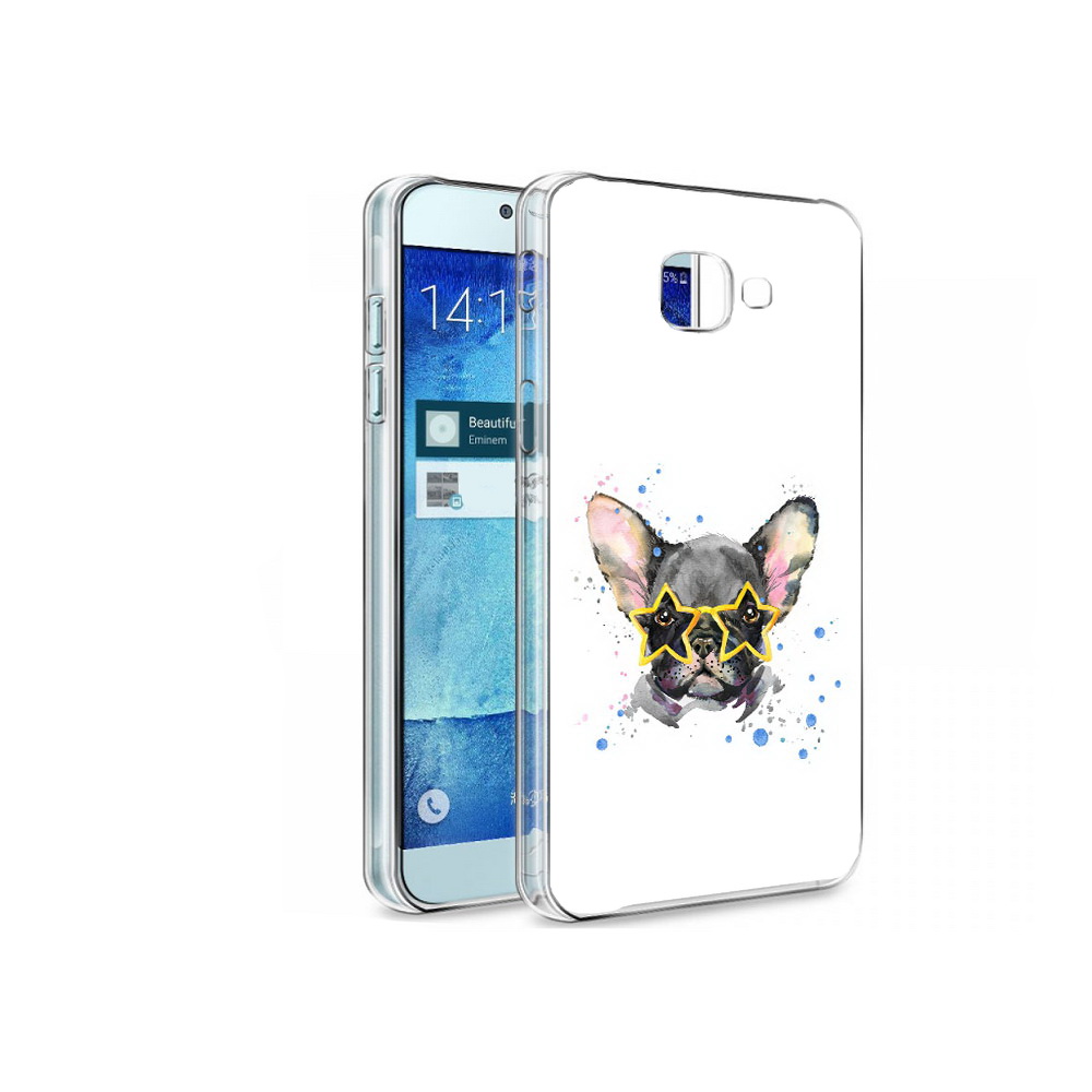

Чехол MyPads Tocco для Samsung Galaxy A8 буля в очках, Tocco