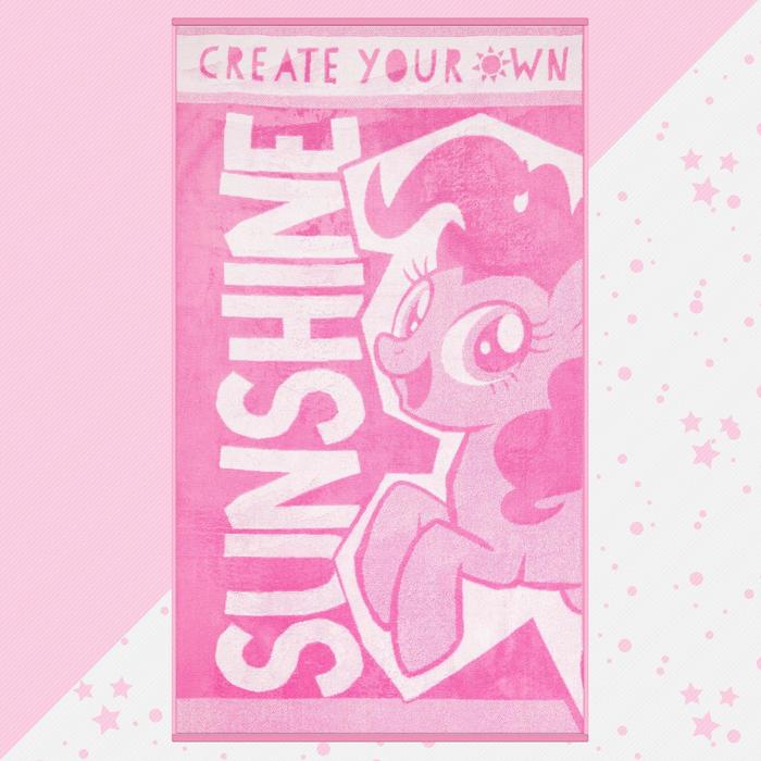 

Hasbro Полотенце махровое "Sunshine" Мой маленький пони, 70х130 см, 100% хлопок, 420гр/м2