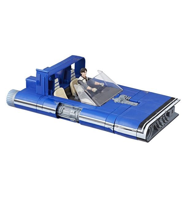 фото Игровой набор star wars han solo landspeeder, 26 см e0326/e1263