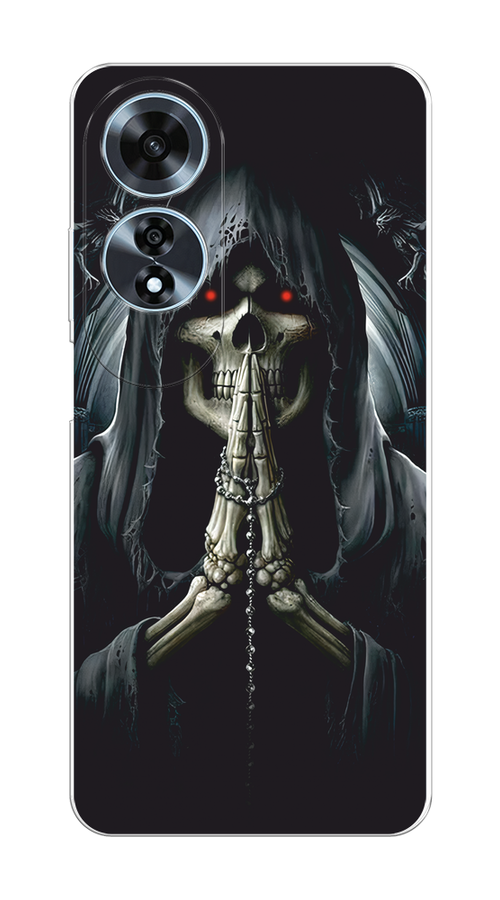 

Чехол на Oppo A60 "Молитва", Серый, 2516950-1