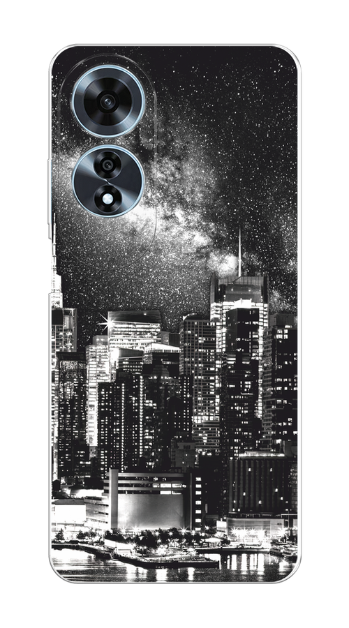

Чехол на Oppo A60 "Ночной Нью-Йорк", Черный;серый;белый, 2516950-1