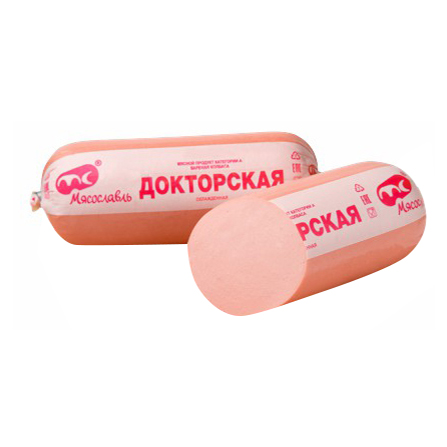 

Колбаса вареная Мясославль Докторская +-700 г