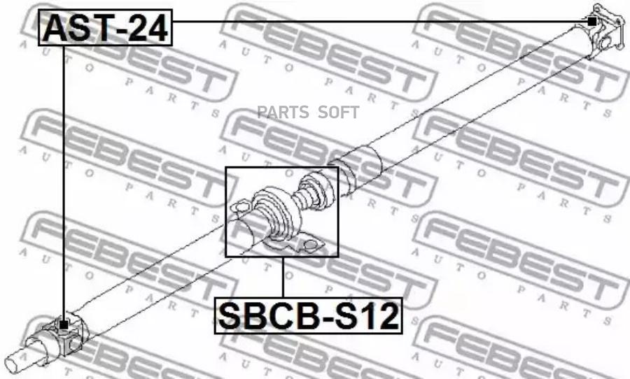 

Подшипник подвесной subaru impreza ge/gh g12 2007-2011 sbcb-s12