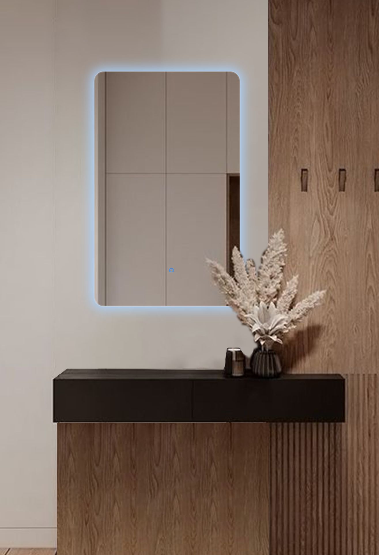 Зеркало для ванной Prisma 90x70 с холодной подсветкой, P/V/90-70/6k