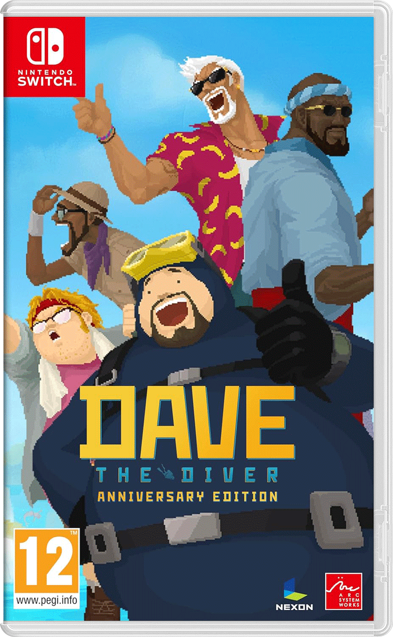 

Игра DAVE THE DIVER Anniversary Edition (Nintendo Switch, русские субтитры), DAVE THE DIVER Anniversary Edition