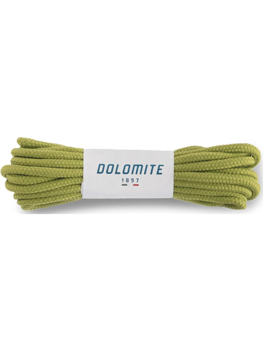 фото Шнурки для обуви dolomite lace 54 low pak-12 (1 штука) зеленые 140 см