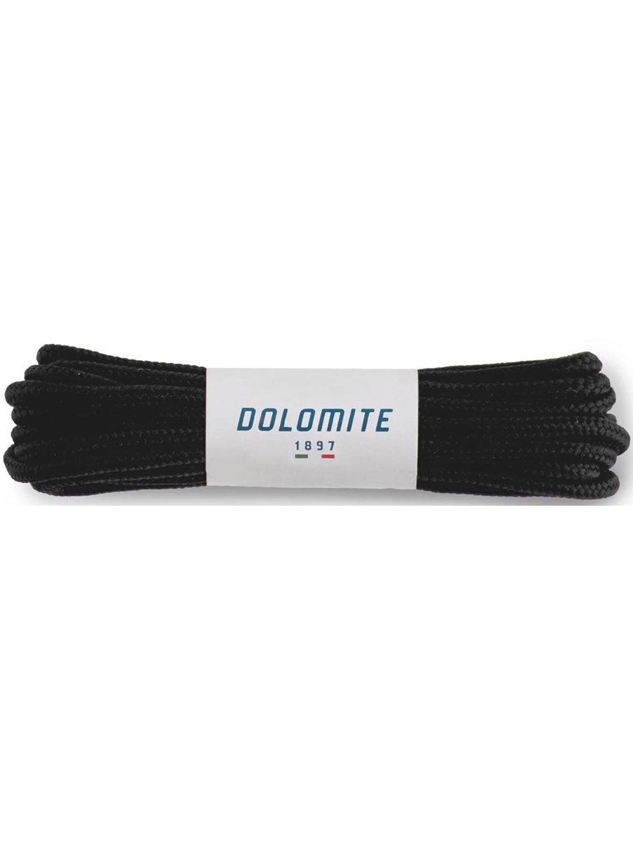 фото Шнурки для обуви dolomite lace 54 low pak-12 (1 штука) черные 145 см