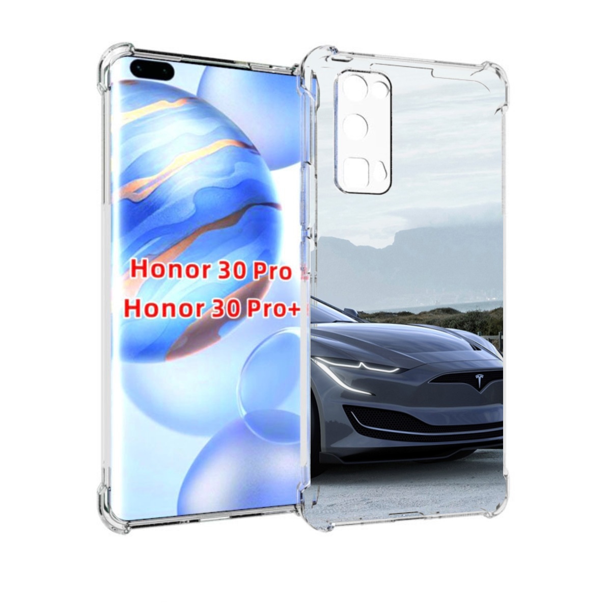 

Чехол бампер MyPads тесла tesla 2 мужской для Honor 30 Pr, Прозрачный, Tocco