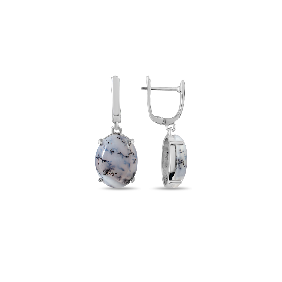 

Серьги из серебра с агатом Balex Jewellery 2410931861, 2410931861