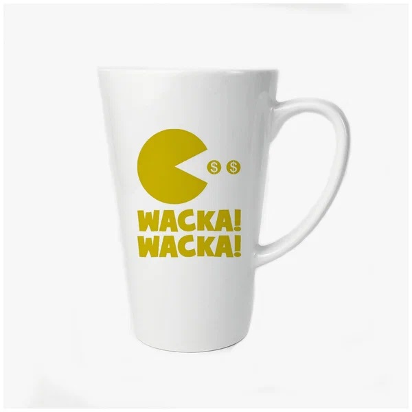 

Большая конусная кружка CoolPodarok ЛЕША решает все