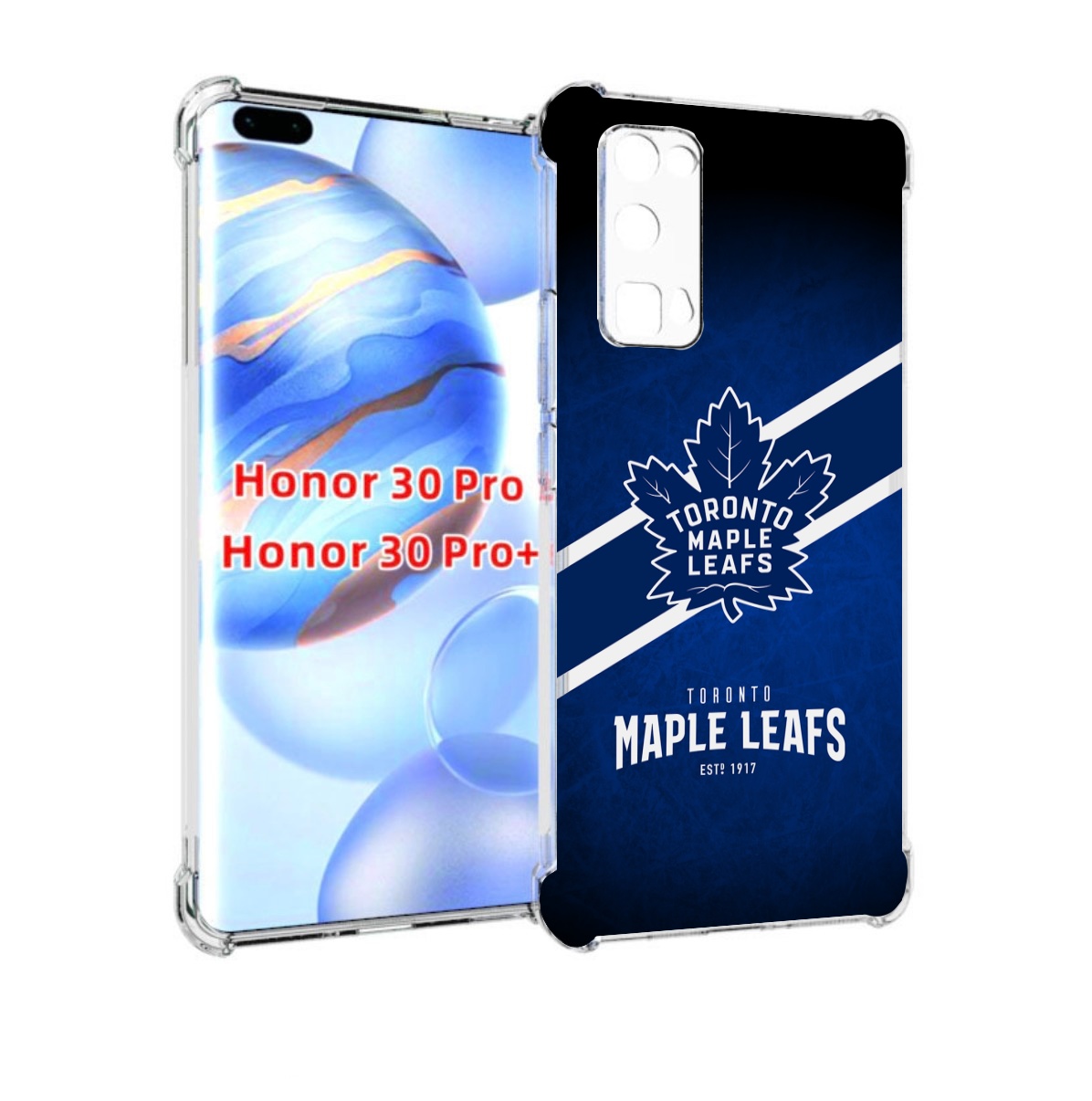 

Чехол бампер MyPads торонто-меипл-лифс для Honor 30 Pro, Прозрачный, Tocco